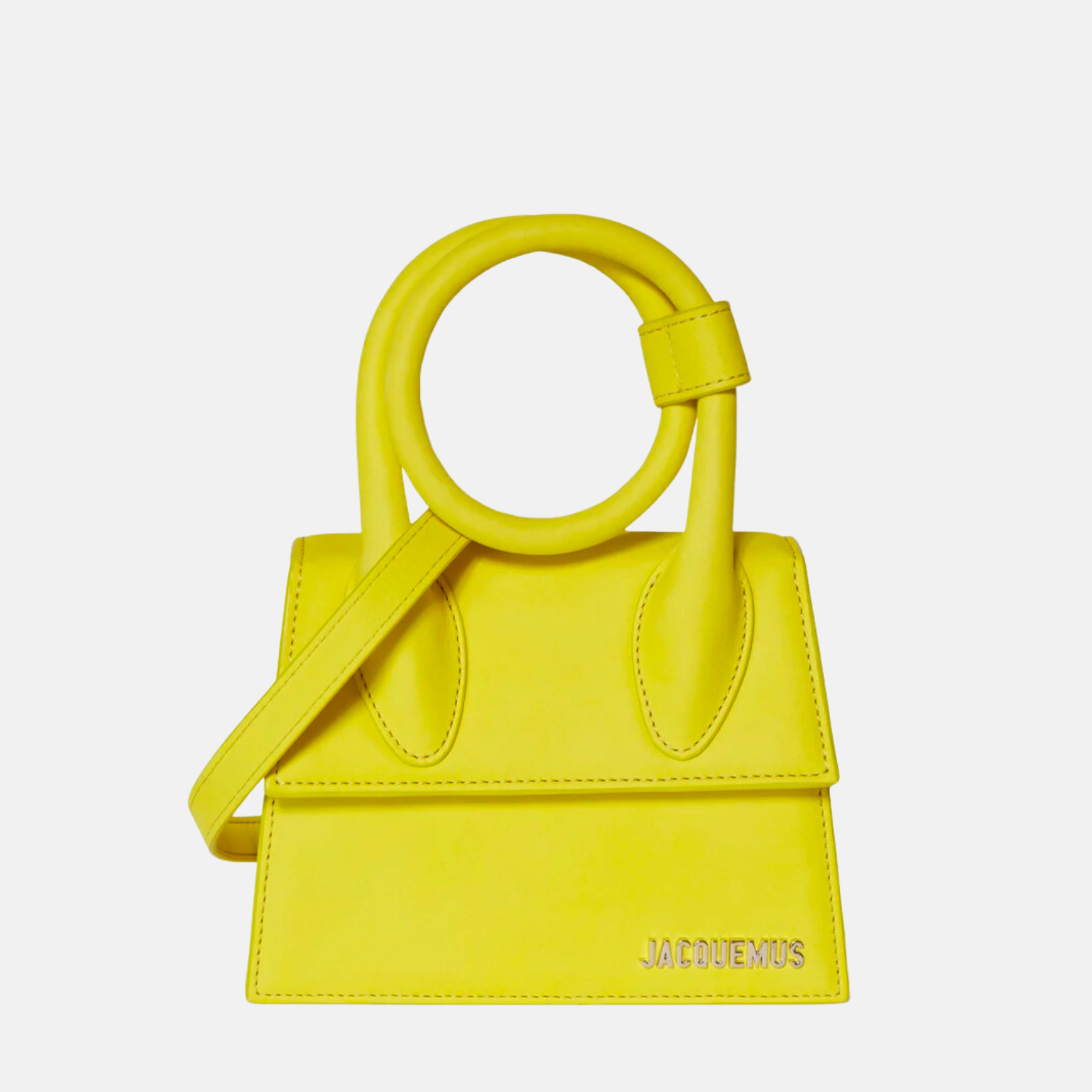 Jacquemus Le Chiquito Noeud Yellow Kolab