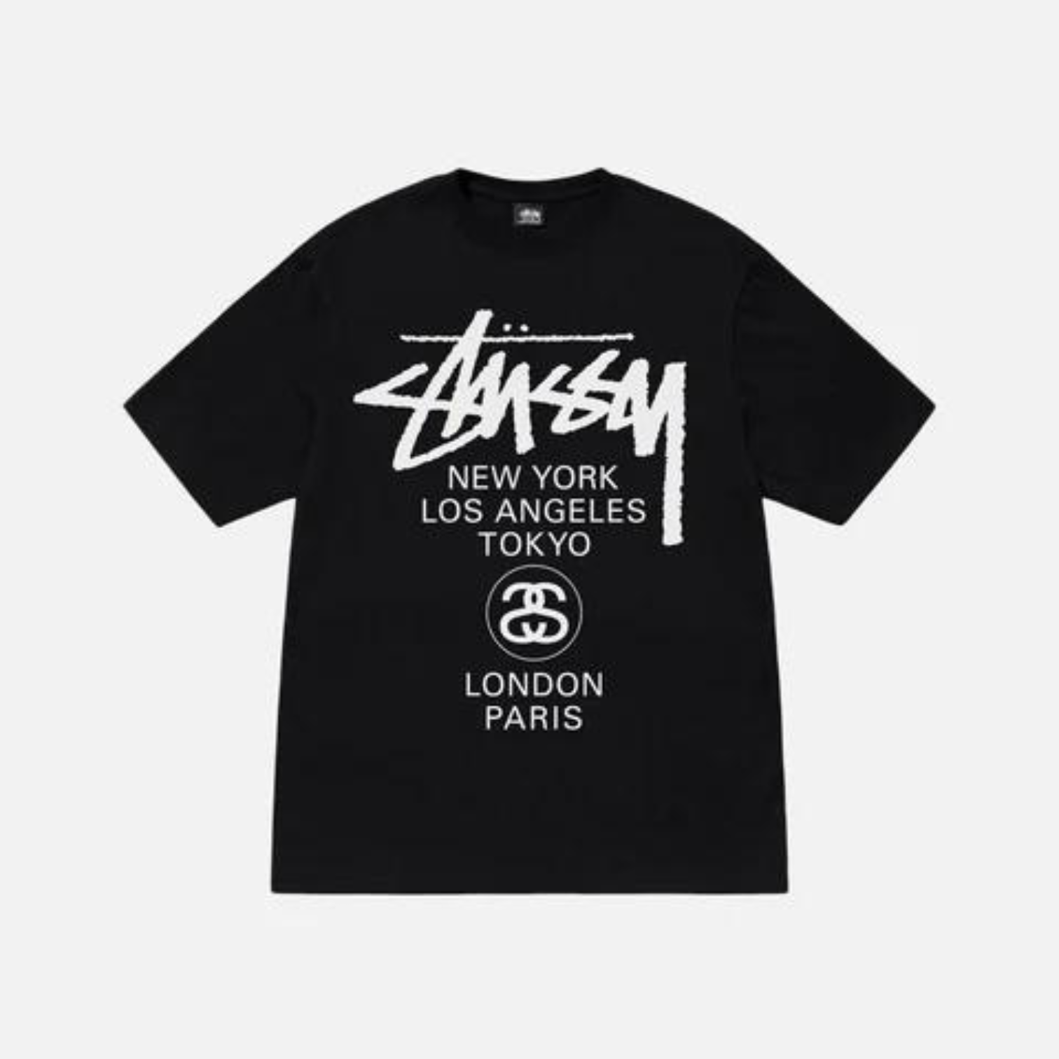 Stussy T-Shirt World Tour Tee Black