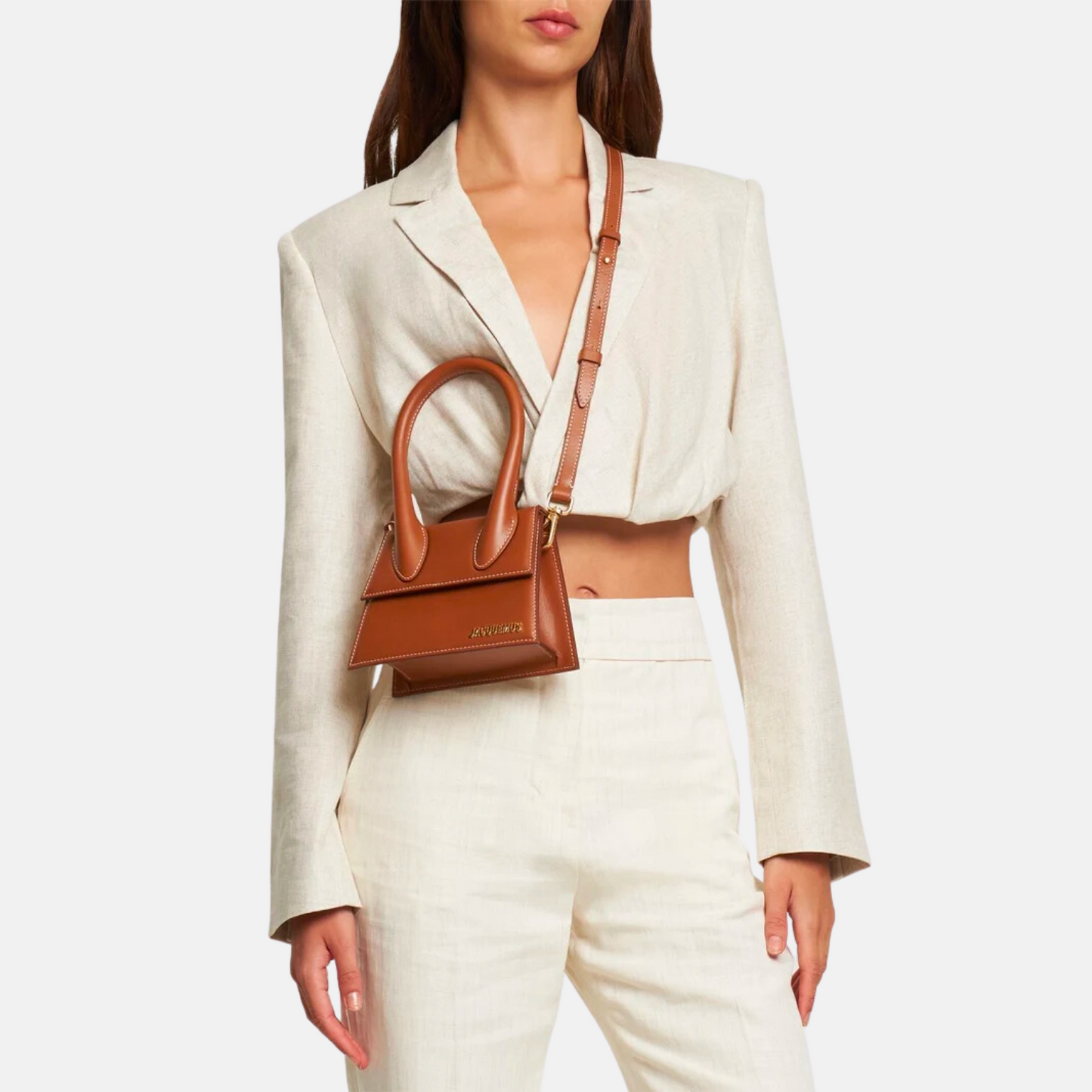 Jacquemus Le Chiquito Moyen Light Brown