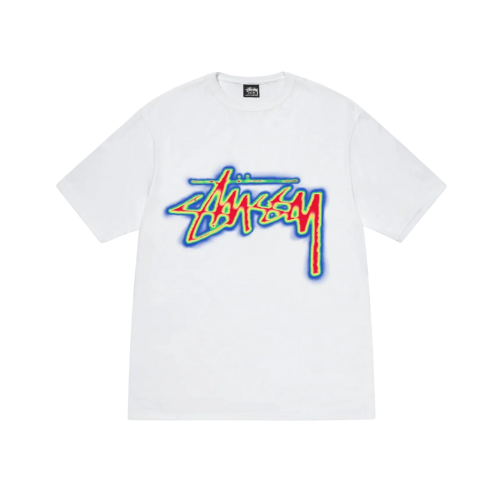 Stussy Thermal Stock Tee White