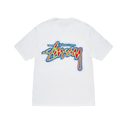 Stussy Thermal Stock Tee White