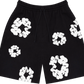 Denim Tears The Cotton Wreath Shorts Black