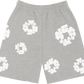 Denim Tears The Cotton Wreath Shorts Grey