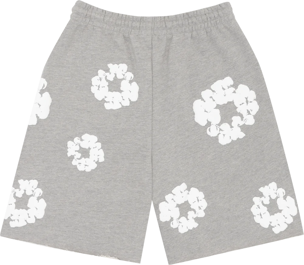 Denim Tears The Cotton Wreath Shorts Grey