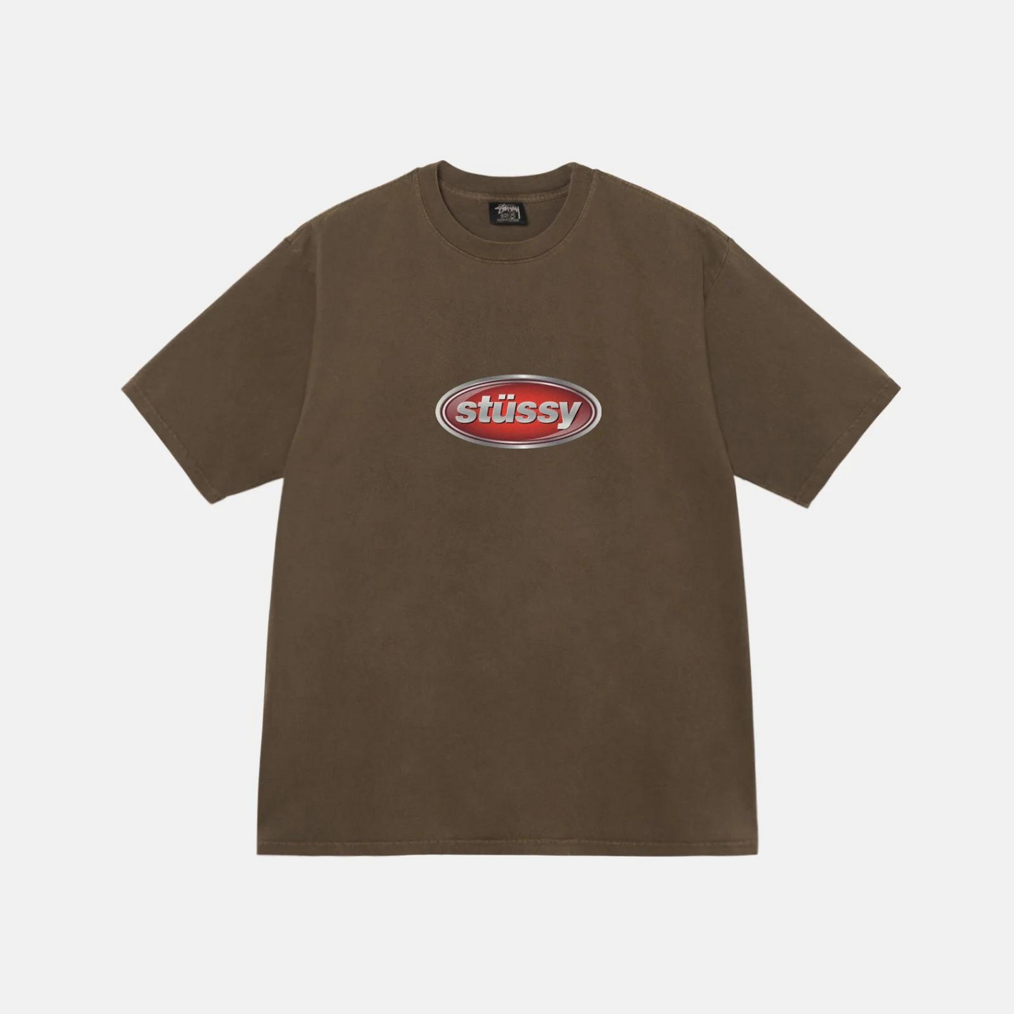 Stussy T-Shirt Emblem Brown – Kolab