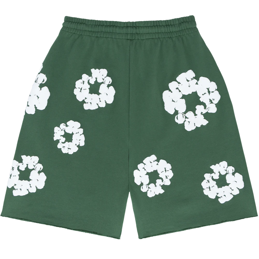 Denim Tears The Cotton Wreath Shorts Green