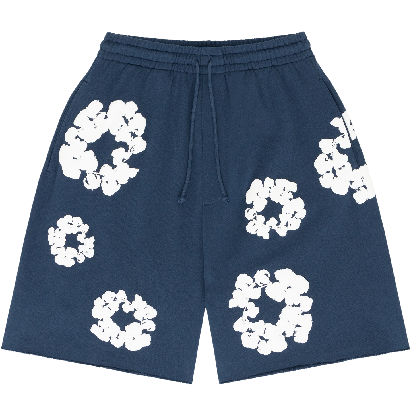 Denim Tears The Cotton Wreath Shorts Navy