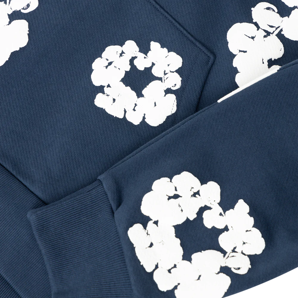 Denim Tears The Cotton Wreath Sweatshirt Navy