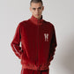 “Velour” Tracksuit Jacket (Burgundy)