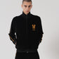 “Velour” Tracksuit Jacket (Black)