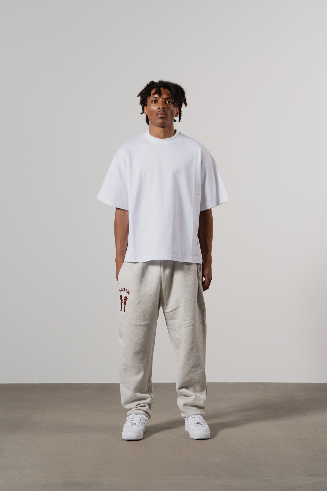 “Member” Tracksuit Trousers (Grey)