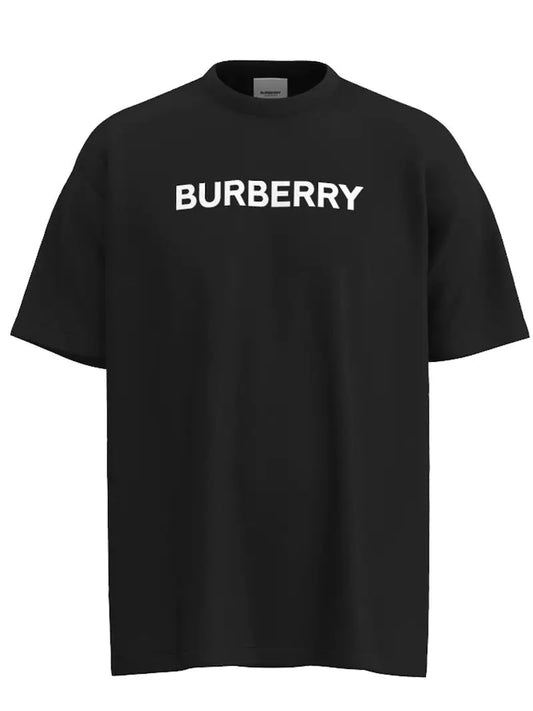 Burberry Harriston Logo Cotton Jersey White T-Shirt